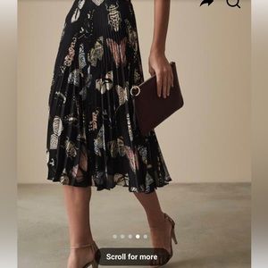 Reiss Butterly Pleated Skirt